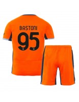 Inter Milan Alessandro Bastoni #95 Alternativní dres pro děti 2023-24 Krátký Rukáv (+ trenýrky)